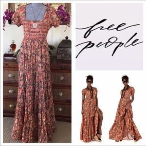 Free People Getaway Floral Print Maxi Dress.